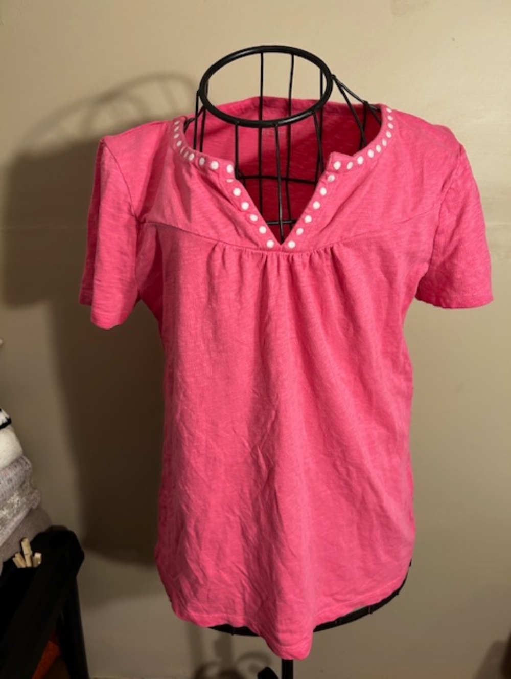 talbots size small womens tee t shirt pink
